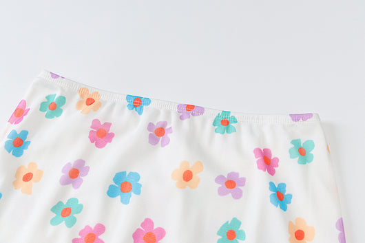 Falda Corta de Malla con Estampado Floral para Mujer - Image 5