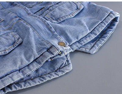 Chaqueta de Niña Denim con Forro de Terciopelo para Otoño e Invierno - Image 13