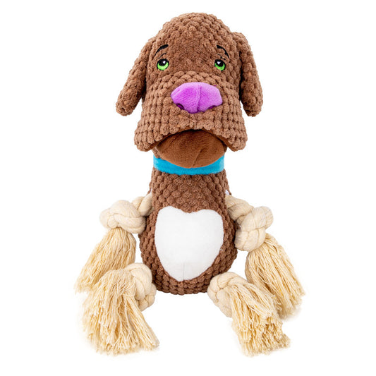 Juguete de Peluche para Perro con Sonido y Cuerda Resistente - Image 2