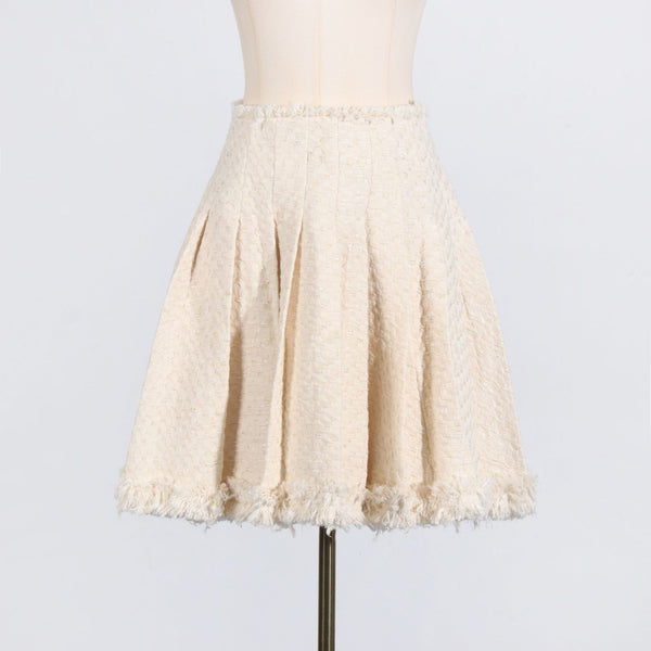 Conjunto de Falda y Chaqueta Corta con Flecos - Image 5