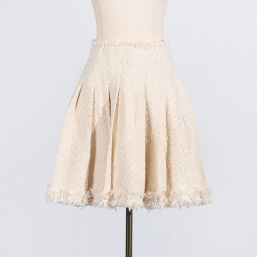 Conjunto de Falda y Chaqueta Corta con Flecos - Image 5