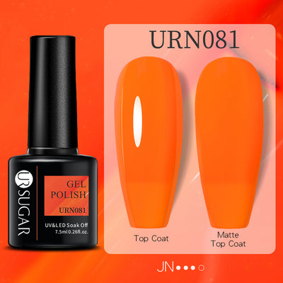 Esmalte de Uñas Gel Brillo Negro, Blanco y Rojo Efecto Mate - Image 24