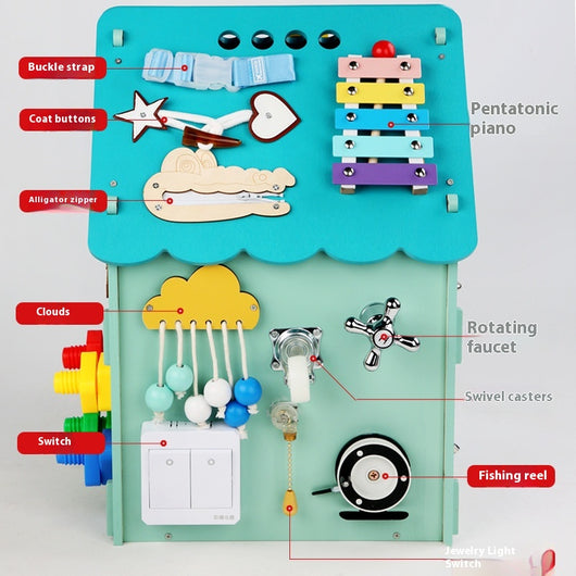 Casa Ocupada Montessori - Juguete Educativo DIY para Bebés y Niños Pequeños - Image 3