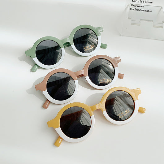 Gafas de Sol Infantiles Montura Redonda con Protección UV Total - Image 5