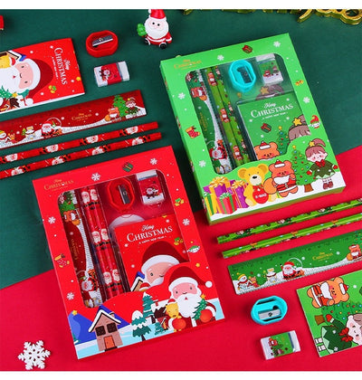 Set de Papelería Portátil 6 Piezas - Caja de Regalo Navideña para Niños - Image 13