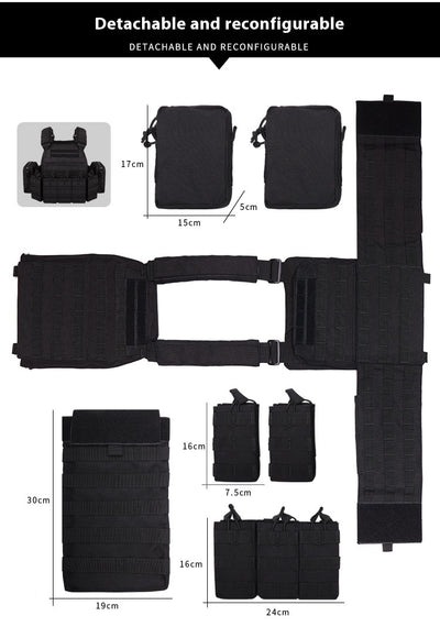Chaleco Táctico Anfibio con Camuflaje para Operaciones al Aire Libre - Image 12