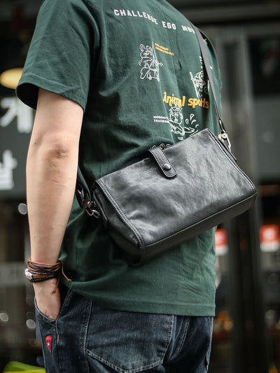 Bolso de Cuero Vacuno Bandolera Diagonal con Estilo - Image 9