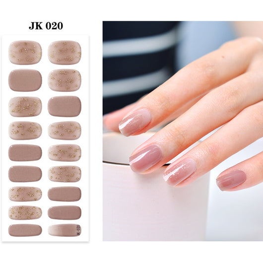 Pegatinas de Uñas UV Gel Semi-curadas Impermeables - Pure Desire Wind Wear - Image 31