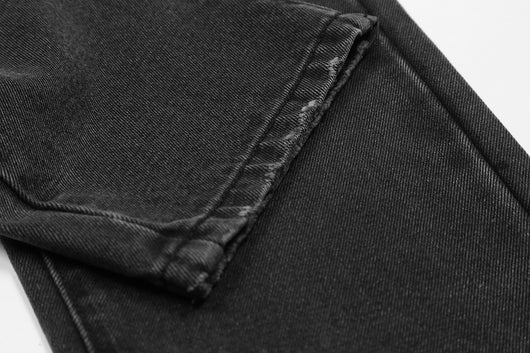 Jeans Rectos Sueltos Casual con Costuras Desgastadas - Image 3