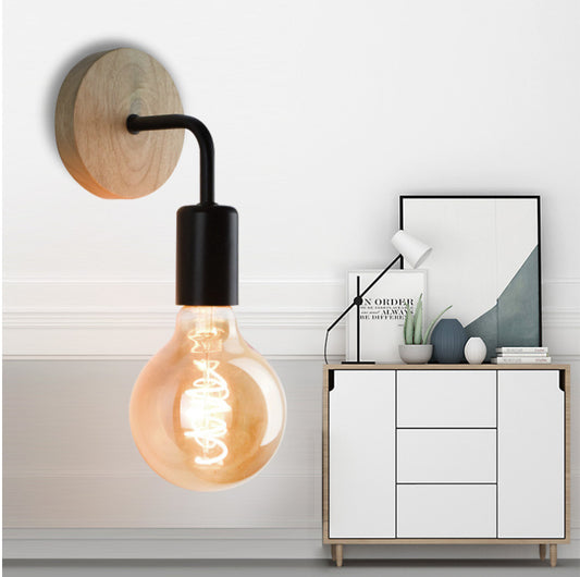 Lámpara de Pared Hierro Forjado Diseño Minimalista