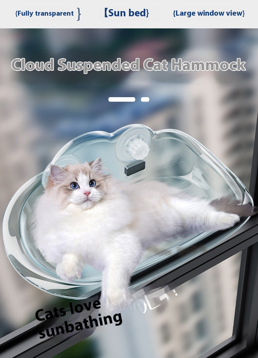 Hamaca Felina Suspendida con Ventosas Extra Fuertes - Image 9