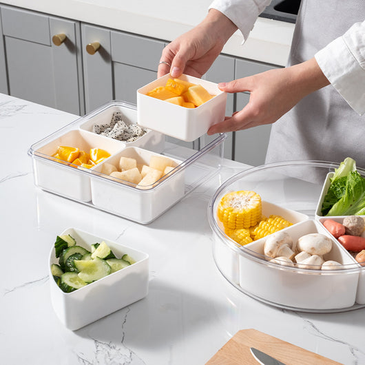 Bandeja Organizadora de Frutas y Dulces con Compartimentos - Image 13