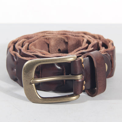 Cinturón de Cuero Genuino Primera Capa para Hombre - Estilo y Personalidad - Image 9