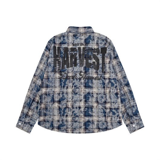 Camisa Tie-dye Personalizada de Manga Larga para Hombre - Image 3
