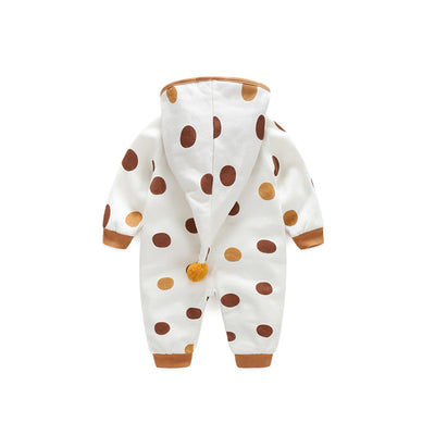 Body Gatero de Algodón Estampado con Capucha para Bebé - Image 9