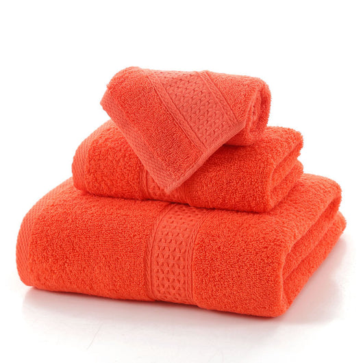 Juego de 3 Piezas Toallas de Algodón Pima con Pañuelo Jacquard Absorbente - Image 21