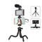 Octopus Yripod Live Broadcast Kit With Fill Light Microphone Negro