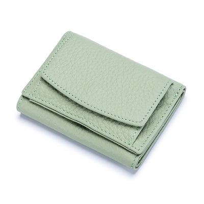 Monedero Compacto de Cuero Premium