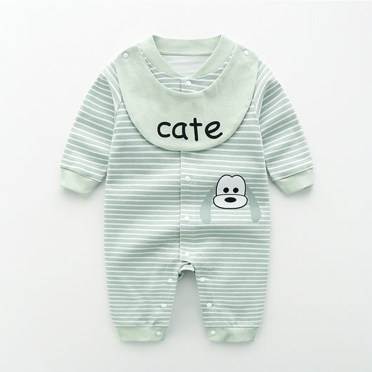 Pijama Enterizo de Algodón para Bebé - Diseño Princesa con Mangas Largas - Image 3