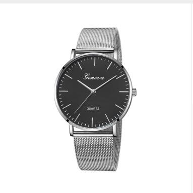 Reloj de Pulsera GENEVA Clásico para Hombre y Mujer - Acero Inoxidable Cuarzo - Image 20