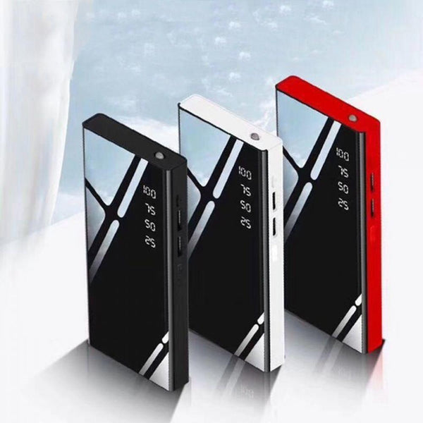 Batería Externa 20000mAh con Pantalla LCD - Cargador Portátil de Alta Capacidad