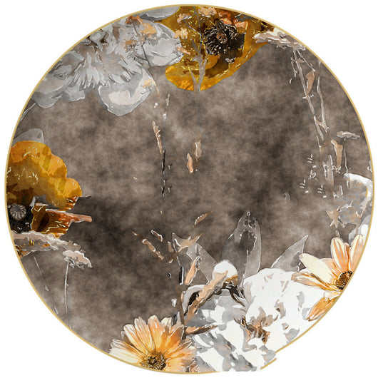 Plato de Cerámica Floral para Cena - Diseño Creativo Moderno - Image 12