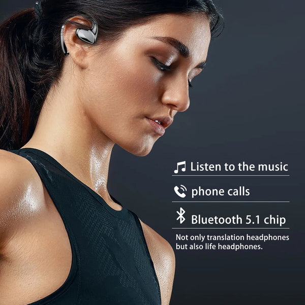 Auriculares Inteligentes con Traducción Simultánea Bluetooth