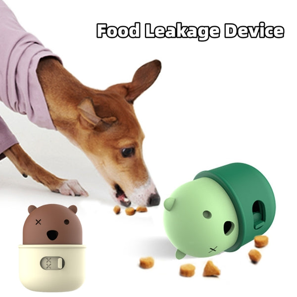 Juguete Interactivo Dispensador de Alimento para Perros y Gatos - Pelota de Goma Natural