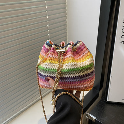 Bolsa de Playa Diamond con Cadena - Bolso Bandolera y Hombro para Mujer - Image 7