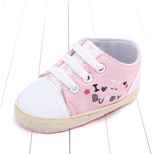 Zapatillas de Lona Elásticas para Bebé - Primavera y Otoño
