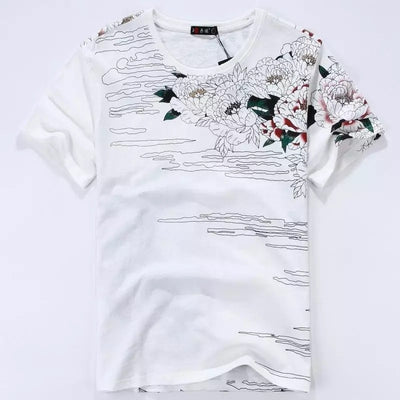 Playera Bordada Tigre Manga Corta - Image 4