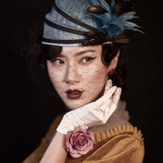 Guantes Largos de Satén para Novia - Estilo Hepburn Elegante - Image 11