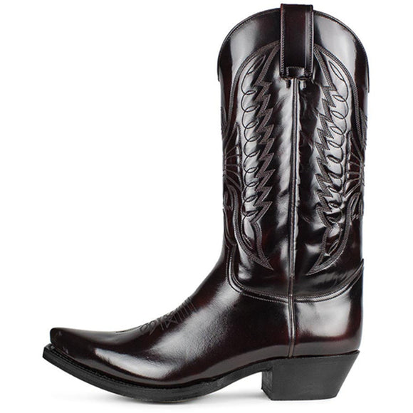 Botas Vaqueras Puntiagudas Bordadas para Hombre y Mujer - Estilo Occidental