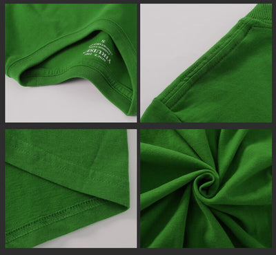 Playera de Algodón para Hombre Colores Sólidos Clásica - Image 4