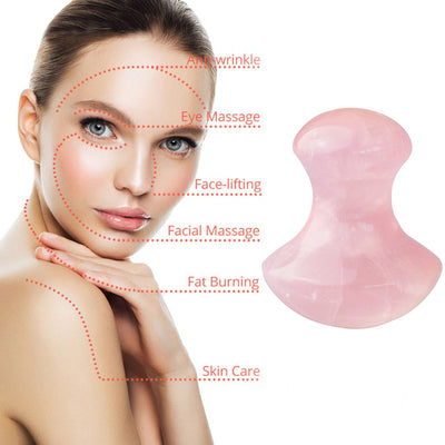Piedra de Jade Natural para Raspado Facial y Corporal