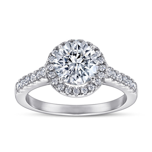 Anillo de Plata S925 Baño de Oro Blanco 18K Propuesta Matrimonial Elegante - Image 5