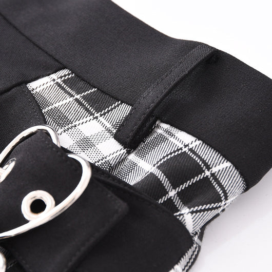 Falda Plisada Colegial de Cintura Alta - Estilo Minimalista para Mujer - Image 8