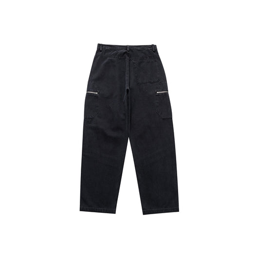 Pantalones de Gabardina Pesada Lavados para Hombre - Corte Versátil - Image 9