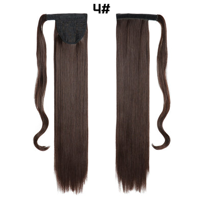 Cola de Caballo Extensible con Velcro - Cabello Liso Europeo - Image 17