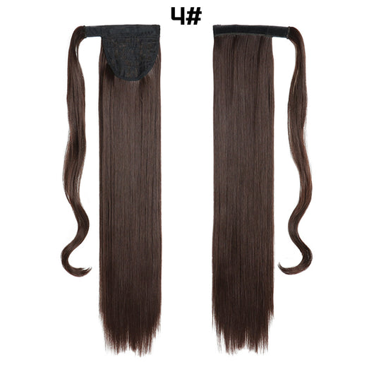 Cola de Caballo Extensible con Velcro - Cabello Liso Europeo - Image 17