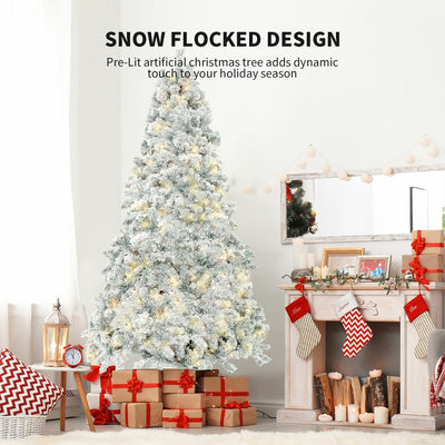 Árbol de Navidad con Efecto Nieve Simulada - Decoración de Vidriera PVC - Image 9