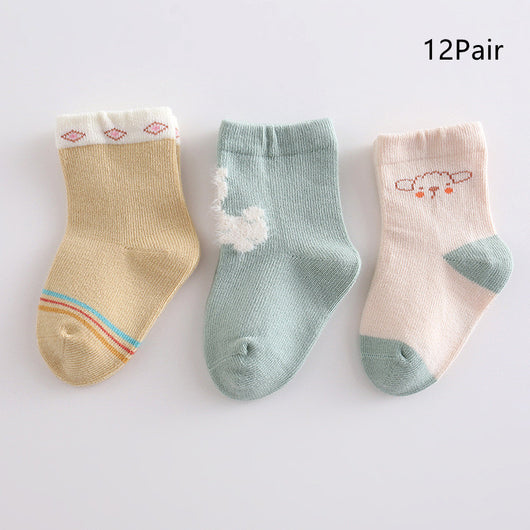 Calcetines de Algodón para Bebé con Animales de Dibujos Animados - Image 23