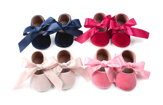 Zapatos Princesa para Bebé - Calzado Suave con Moño para Primavera y Otoño - Image 9