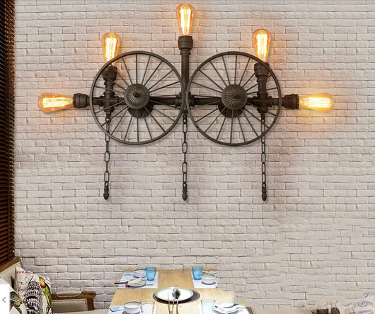 Lámpara de Pared Tubería Retro Estilo Industrial para Comedor - Image 9