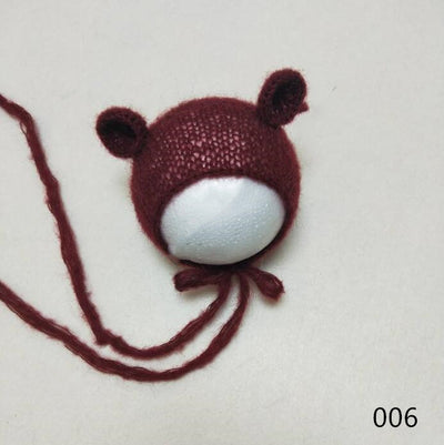 Gorro Suave de Mohair para Fotografía de Bebés - Tejido Artesanal - Image 53