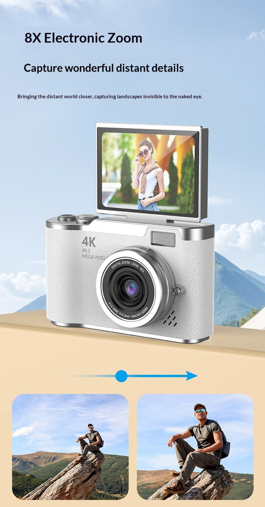Cámara Digital 4K con Sensor de Alta Resolución para Fotos y Selfies - Image 15