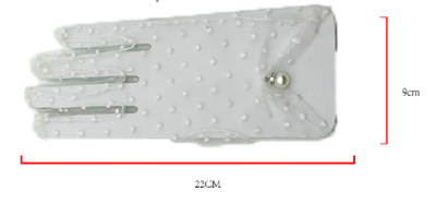Guantes de Encaje Mesh Protección Solar Ultradelgados - Image 6