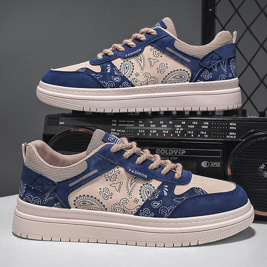 Zapatos de Lona Estampado Paisley - Tenis Casuales Versátiles para Primavera