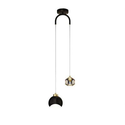 Lámpara Colgante de Cristal Dorado Lujo - Diseño Creativo para Dormitorio - Image 6