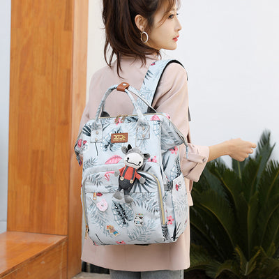 Mochila Maternal Coreana Gran Capacidad con Separador Húmedo-Seco y Bolsa Térmica - Image 5
